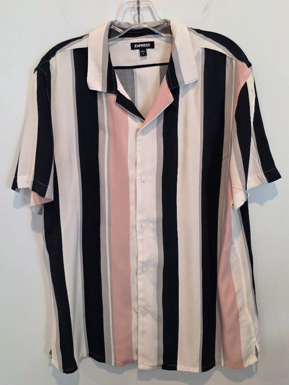 Express Men's Short Sleeve Shirt, Size M, Like New